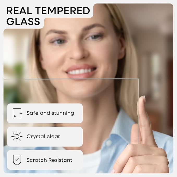 Homeforia 14x18 Gold Picture Frame, High-End Metal, 12x16 Mat, Glass