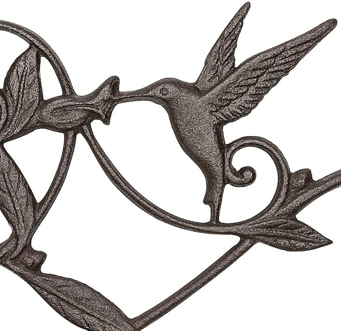 DEWEL 2 Pack Heavy Duty Iron Hanging Plant Bracket, Outdoor Wall Plant Hangers for Hanging Baskets, Bird Feeder, Flower Pot, Lantern, Wind Chime – Decorative Black Hook