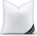 OTOSTAR 16x16 Down Alternative Fill Throw Pillow Insert-100% Cotton Cooling Cover-Soft Fluffy Synthetic Down Pillow Insert-Decorative Couch Pillow