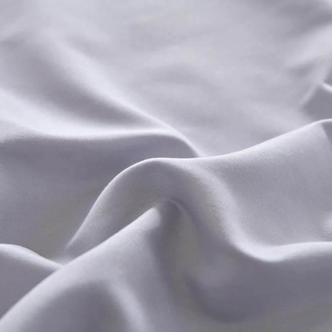 Bed Skirt Queen Size Ruffled Bed Skirt, 12'' Queen Dust Ruffle Bed Skirts | With Split Corners, Dust Ruffle with Platform, Microfiber, Breathable, Soft, Easy Fit, Silver Gray