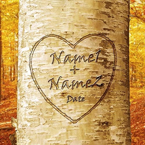 Love Growing Personalized Framed Arts Gift Couple's Names and the Date Gift for Anniversary,Valentine's day,Wedding.With Different Frame Styles Framed Size:33 5/8x23 5/8 inches