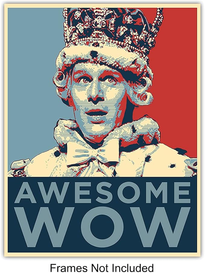 Wall Art - Musical Merchandise - King George Poster Print Home Decor - Awesome Wow - Poster -Gifts - Lyrics - 8x10 Unframed