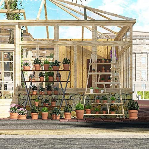 Fcacti 6.3 Inch Clay Pot for Plant with Drainage Hole - 6 Pack Large Terra Cotta Plant Pot, Ceramic Pottery Planter Cactus Flower Pots Succulent Pot, Terracotta Pot for Indoor Outdoor Plants