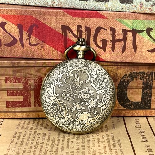 Black Obsidian Scrying Mirror, Obsidian Feng Shui Mirror, Witches Mirror Presents, Witchcraft kit Divination Tools (Pocket Watch-6)