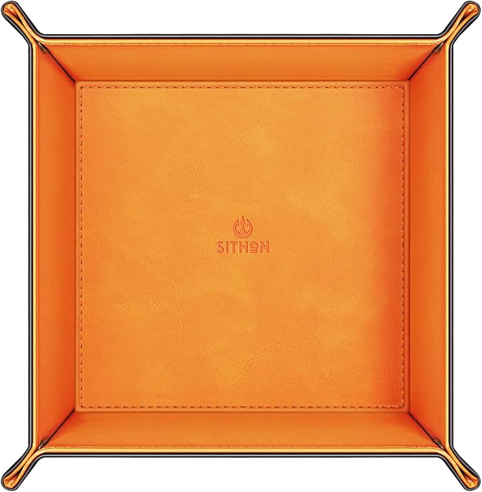 SITHON Valet Tray Desktop Storage Organizer Nightstand Caddy Holder