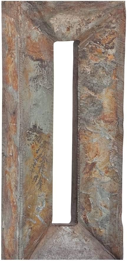 Iron Tahoe 26" Tall Table Lamp Rustic Modern Rectangle Slate
