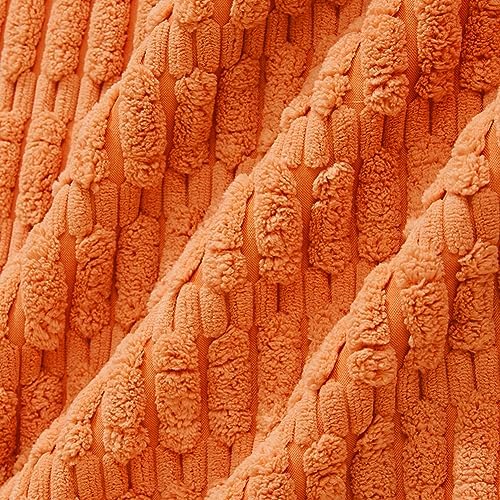 Fancy Homi 4 Packs Decorative Throw Pillow Covers for Living Room Couch Bed, Modern Farmhouse Boho Home Décor Accent Cushion Case, 24" x 16", Orange