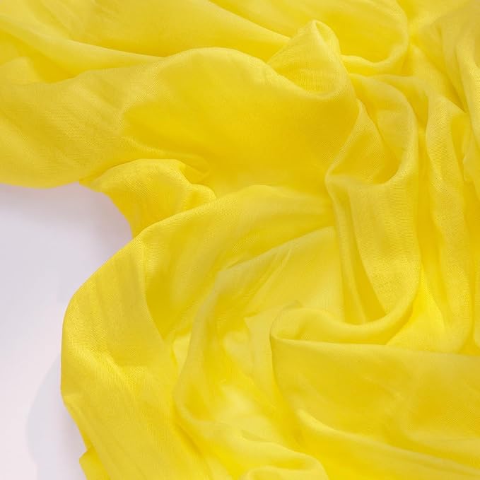 Cheesecloth Table Runner Fall Boho Wedding Birthday Party Home Decor | Yellow 10pcs Rustic Gauze 10FT Cheese Cloth Sheer Farmhouse Dining Runner for Baby Shower Bridal Holiday Decorations