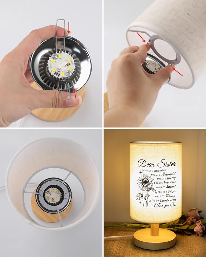 Sister Gifts, Sister Birthday Gifts from Sisters Table Lamp