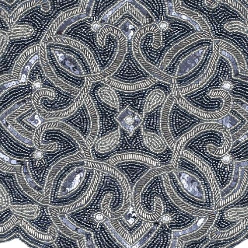 Beaded Table Runner 13 x 36 Inch, Handmade Glass Bead Table Runner for Dining Table, Coffee Table & Console Table, Decorative Table Decor for Wedding, Holiday & Everyday Use