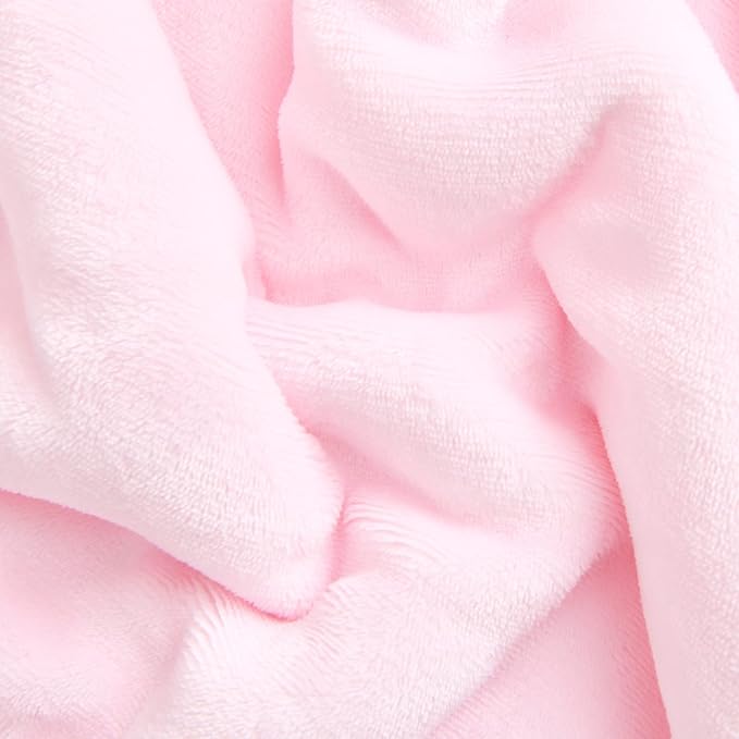 SOCHOW Sherpa Fleece Throw Blanket, Light Pink, 50x60 inches | Double-Sided Super Soft Luxurious Plush Blanket Throw Size