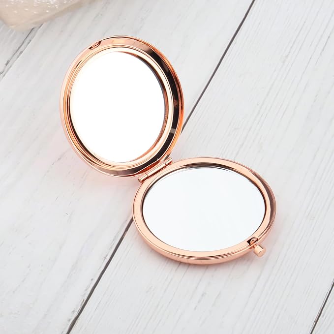 WUSUANED Anime Manga Mirror Inspirational Gift Set Your Heart Ablaze Anime Inspired Gifts Rengoku Slayer Makeup Mirror (Set Your Heart Ablaze Mirror)
