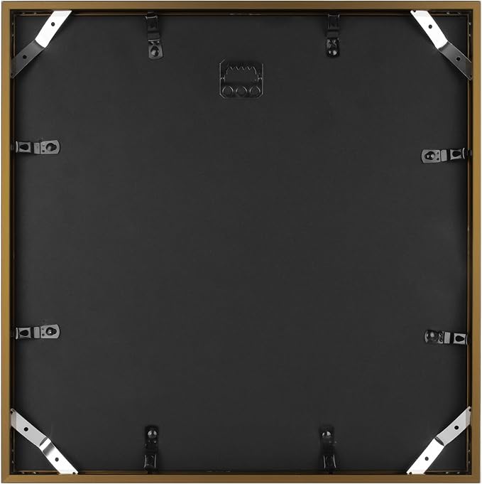 Frametory 12 Pack 12x12 Aluminum Frame with Mat for 8x8 Photo, Bronze