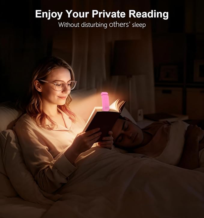 Gritin Reading Light, Rechargeable Book Light for Reading in Bed