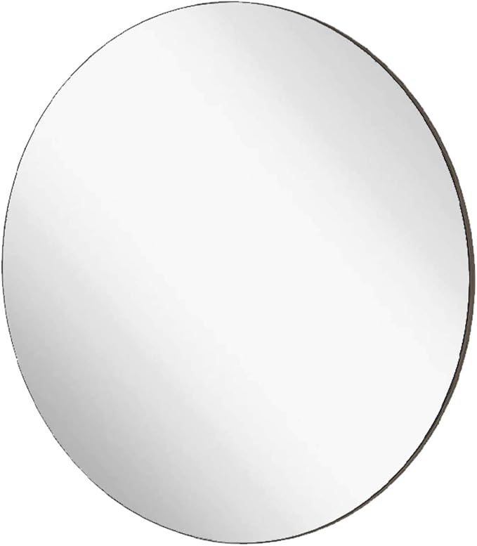 Marketing Holders 13" Acrylic Mirror Round Circles Flat for DIY Crafts 1/8" Thick Wall Safer Than Glass Light Weight Plastic Center Piece Wedding Events