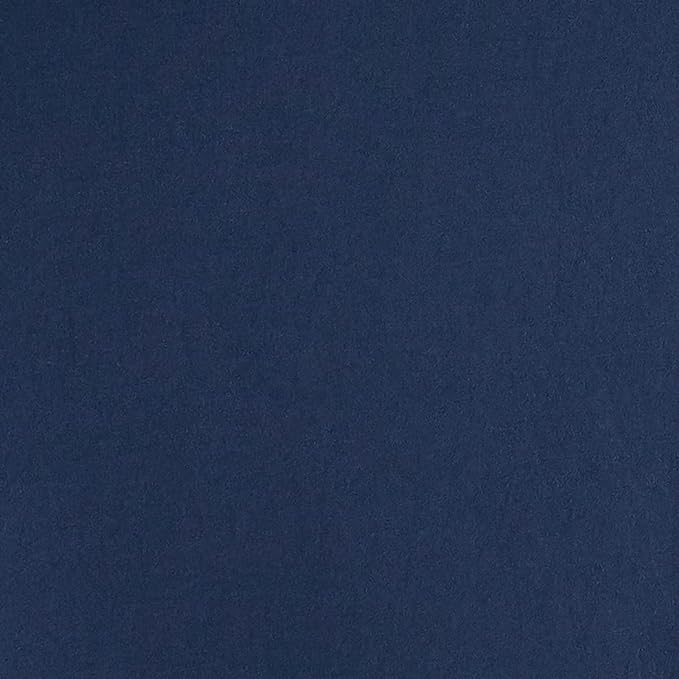 Amazon Basics Lightweight Pleated Dust Ruffle Bed Skirt, Wrinkle and Fade Resistant, Machine Washable, Full, Navy Blue