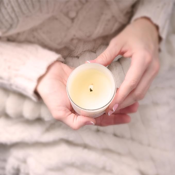 Christian Art Gifts Soy Wax Scented Candle: Romans 8:28 Bible Verse