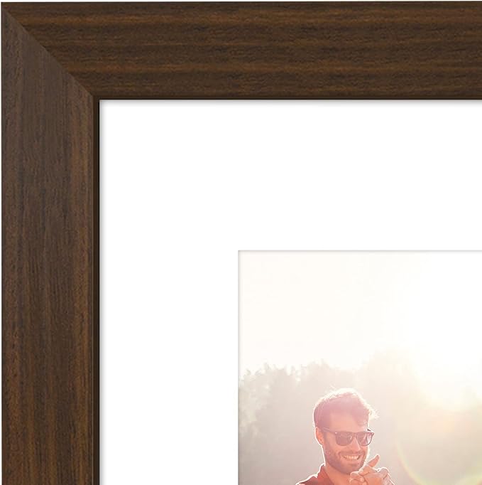 Americanflat 4x6 Collage Picture Frame - Fits 5 - Engineered Wood - Walnut