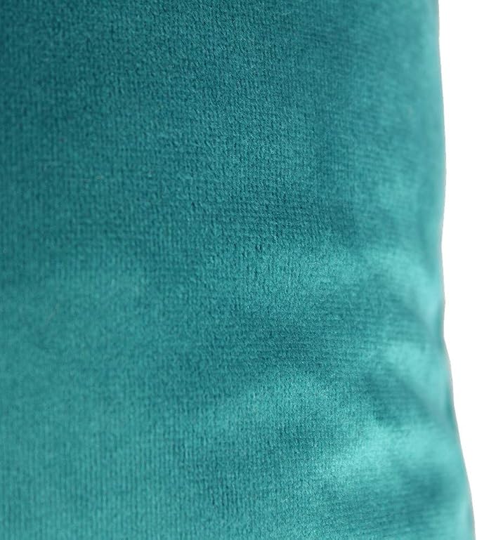VAKADO 24x24 Teal Velvet Soft Solid Throw Pillow Covers Decorative Square Cushion Cases Home Decor for Couch Sofa Bedroom Car Set of 2