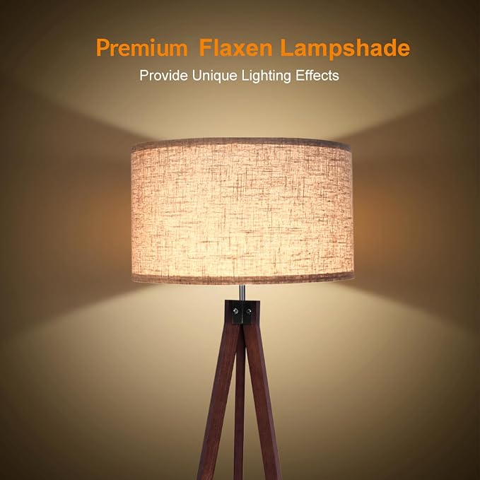 LEPOWER Tripod Floor Lamp Mid Century Modern Standing Lamps for Living Room