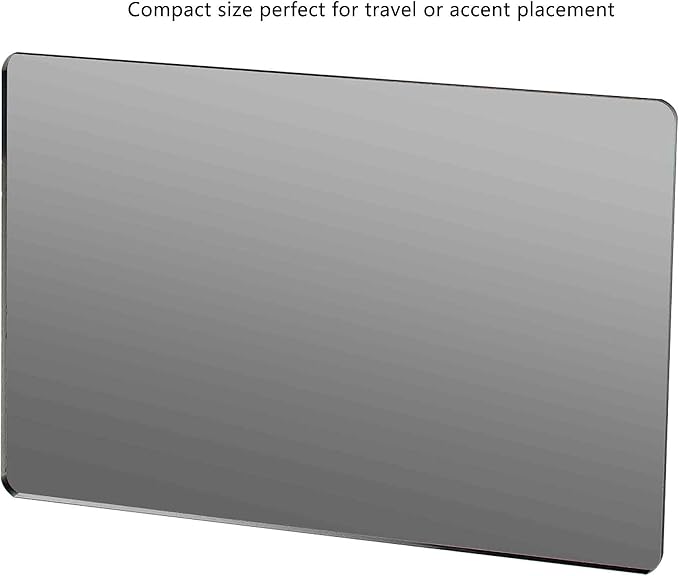 Marketing Holders Acrylic Mirror Sheet 3" x 5" Plexiglass Decorative Tile Reflective Surface Plate for Decor and Tabletop Retail Product Display Showcases