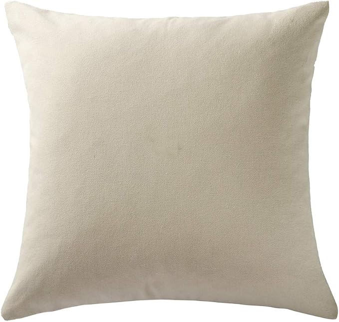 OiseauVoler Decorative Handmade 3D Flower Throw Pillow Covers 18 x 18 Inch | Accent Pillowcases Cushion Covers for Home Sofa Car Bed Room Decor Reddish orange Dog Hair Resistant