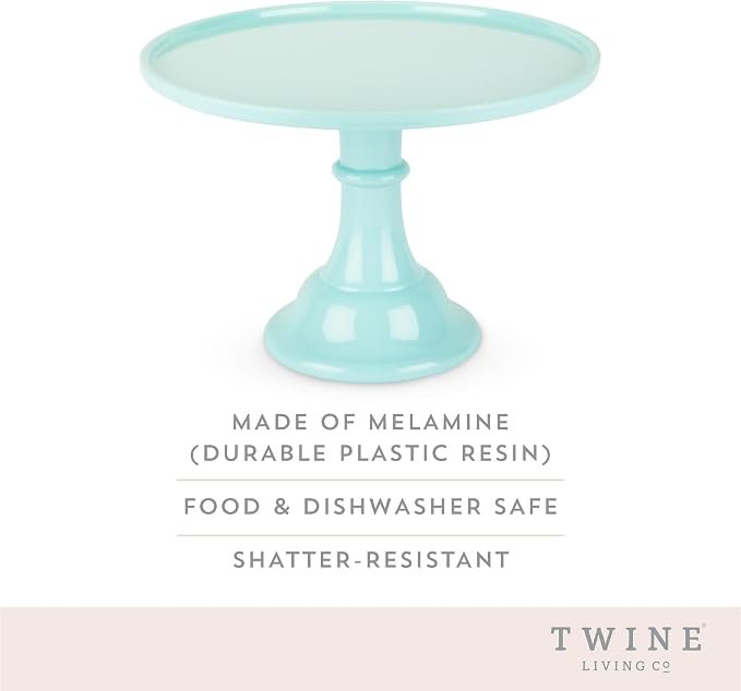 Twine Mint Melamine Cake Stand, Cupcake Stand, Home Decor, Food Service, Dessert Accessory, Mint Green, Set of 1