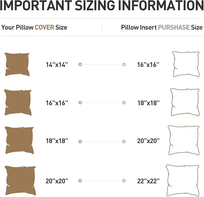 Acanva 16 x 16 Premium Polyester Stuffer Square Form Sham Throw Pillow Inserts, 16"-2P, White