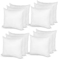Hometex Throw Pillow Insert 26" x 26" Polyester Filled Standard Cover (12 Pack)