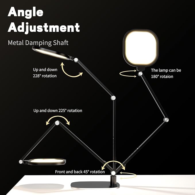 LitONES LED Desk Lamp for Home Office, Soft Edge-lit Design, Modern Style