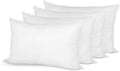Hometex Throw Pillow Insert 20" x 30" Polyester Filled Standard Cover (4 Pack)