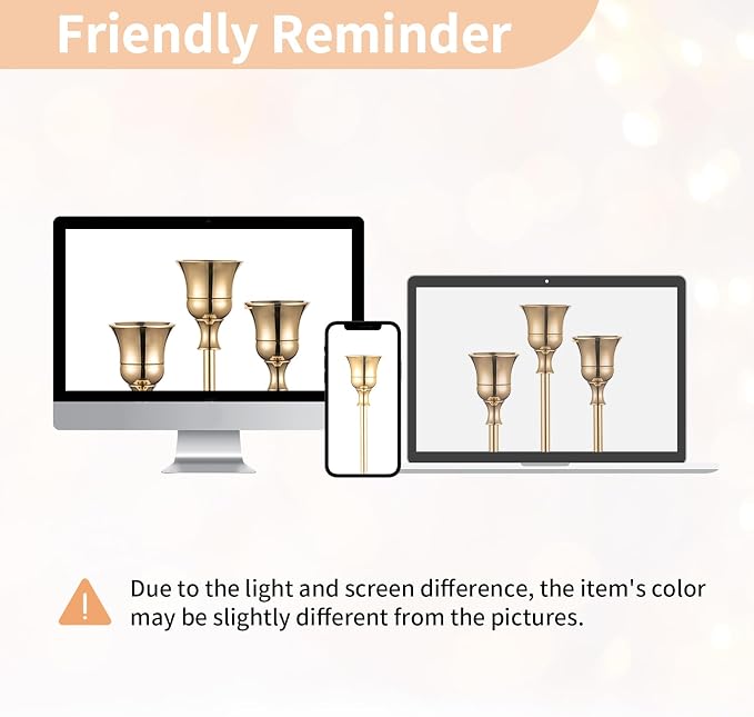 NUPTIO Gold Candlestick Holders Bulk: Solid Aluminum - Set of 30 | Brass Candle Stick Holder - Taper Candles Stand for Thanksgiving Christmas Wedding Birthday Party Mantel Table Centerpiece