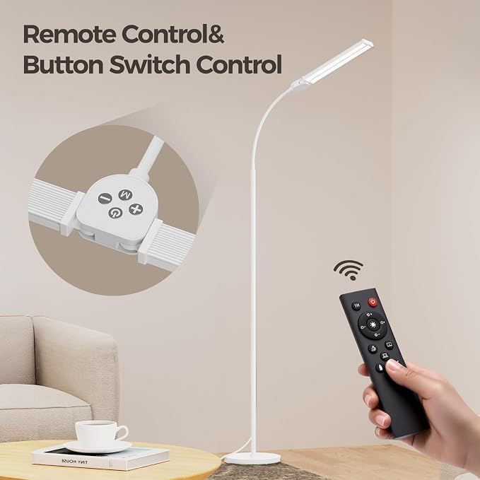 LED Floor Lamp for Living Room, Bright Reading Lamps for Office