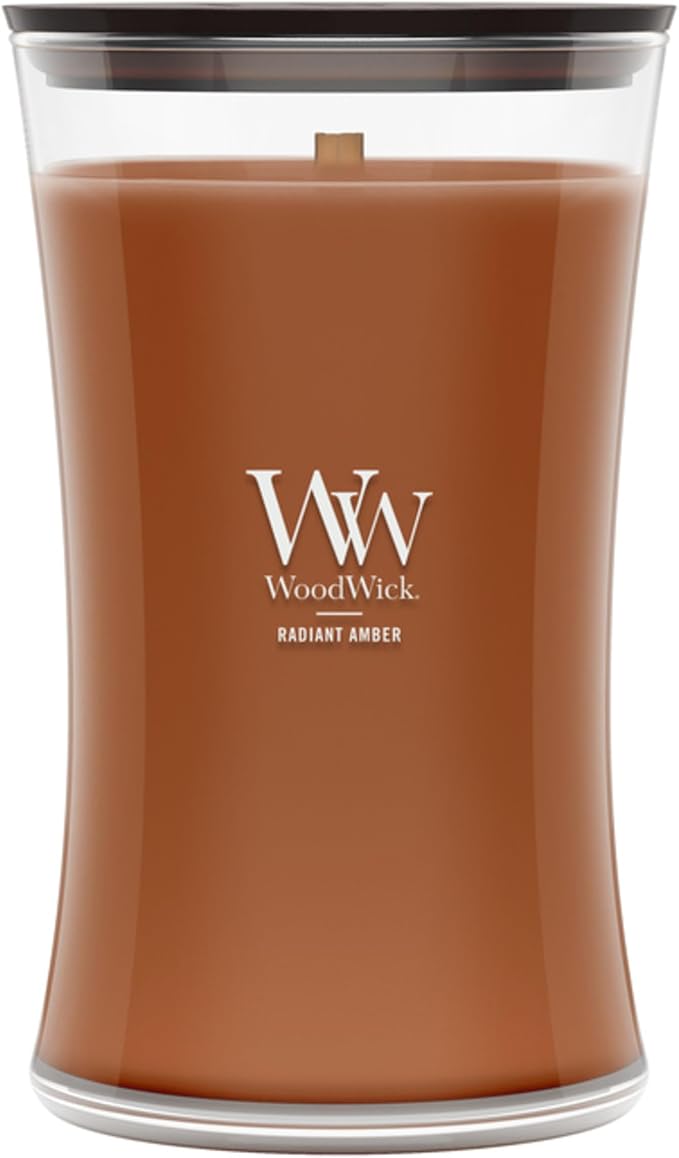 WoodWick Radiant Amber Large Hourglass Scented Candle