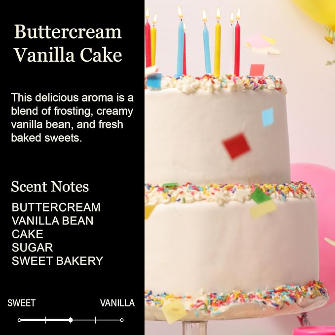 30th Birthday Gifts for Women - Best Ideas, Buttercream Vanilla Scented, 100% Soy Candle for Women, Friends, Wife, Sister, Mom, Grandma, Handmade Aromatherapy Candles Decoration