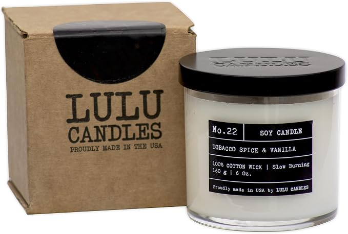 Lulu Candles | Pineapple Evergreen | Luxury Scented Soy Jar Candle | Hand Poured in The USA | Highly Scented & Long Lasting (6 Oz.)