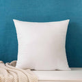 JUSPURBET Soft 30x30 inch Throw Pillow Insert for Sofa Couch and Bedroom Square Cushion Stuff with 100% Cotton Cover Pillow Form of Decorative Cushion