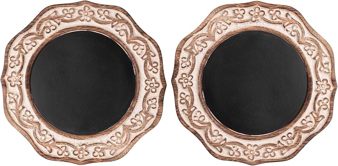JFY Designs Celesta Duo Candle Holders for Pillar Farmhouse Fireplace Décor
