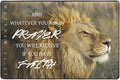 VIVACITE Prayer Mat Christian Prayer Rug for Prayer Room Décor Essentials | Thick Padded Half-Inch Foam with Knee Support, Faith Based Christian Gifts for Women Men, Bible Verse Matthew 21:22, 36"X24"