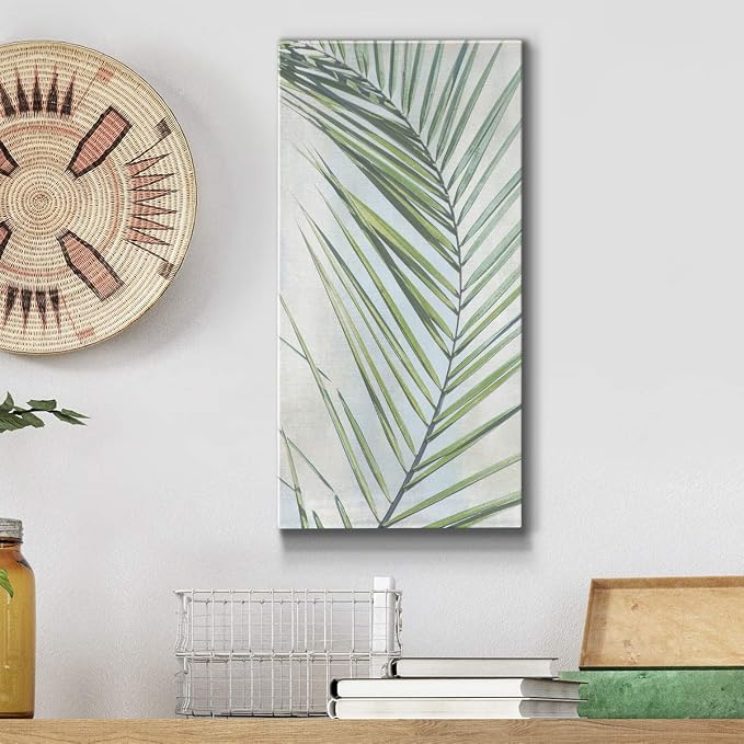 Renditions Gallery Canvas Nature Wall Art Modern Paintings Decorations Elegant Twisted Palm Glam Botanical Romantic Canvas Artwork Prints for Office Bedroom Kitchen - 8"x16" LT43