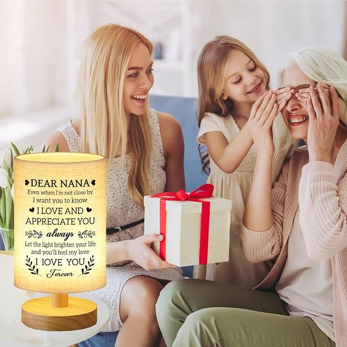 Best Nana Gifts from Grandkids, Fabric Bedside Table Lamp Presents