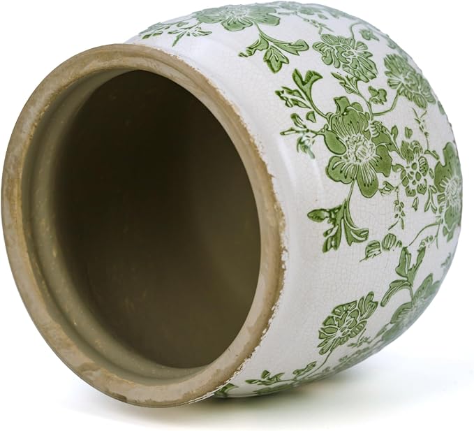 Dosayes Vintage Plant Pot, 6.29 inch Ceramic Flower Pot