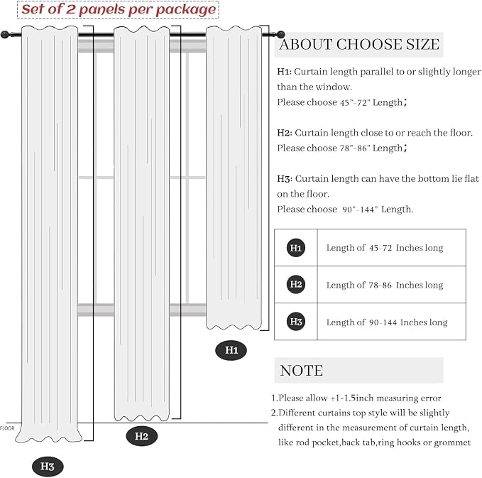 Burlap Color Curtains 84 Inch Length for Living Room 2 Panels Back Tab Pocket Primitive Drapes Flax Linen Country Cotton Light Filtering Sheer Tan Brown Curtains for Bedroom Farmhouse Decor 7 FT Long
