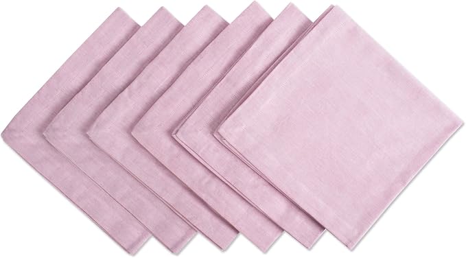 DII Chambray Kitchen, Tabletop Collection, Rose, Napkin Set