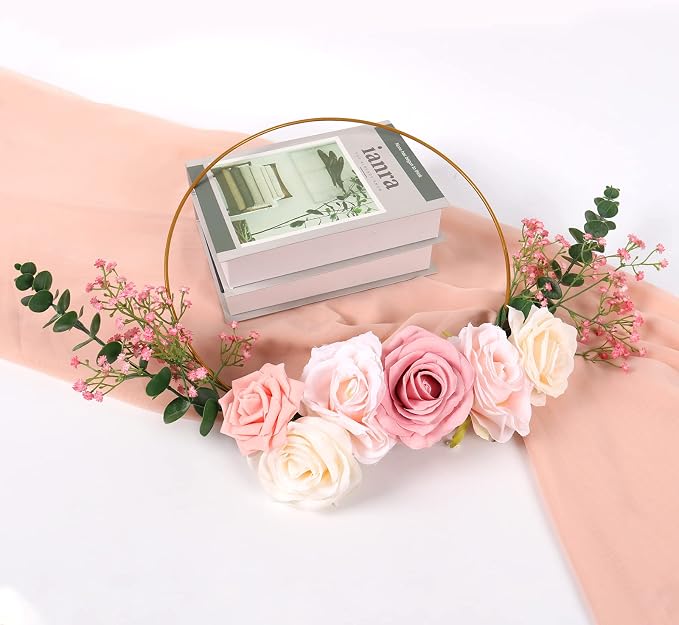 15 PCS Babys Breath Artificial Flowers Fake Babys Breath Flowers Artificial Bulk Pink Gypsophila Bouquets Real Touch Faux Flowers for Wedding Floral Arrangement Party Home Decoration