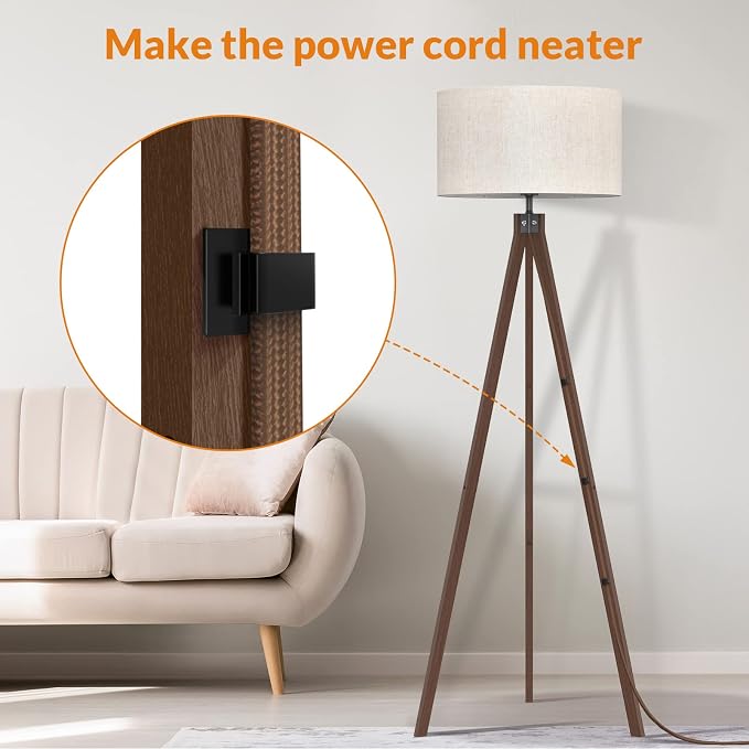 LEPOWER Tripod Floor Lamp Mid Century Modern Standing Lamps for Living Room