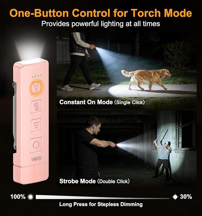 Gritin 2026 Gen 2 Rechargeable Book Light,2-in-1 Reading Light & Flashlight