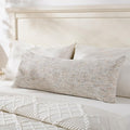 Textured Chenille Decorative Throw Pillow Cover for Bed 14x36 Soft Neutral Woven Lumbar Accent Boho Farmhouse Long Rectangle Cushion Case for Modern Home Decor Couch Sofa Bedroom Living Room