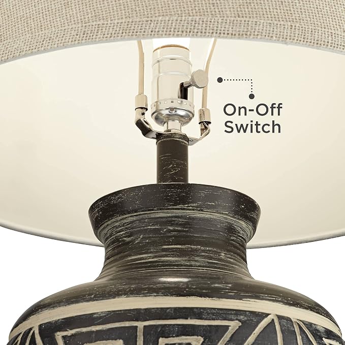John Timberland Miguel 32" Large Table Lamp Earth Tone Rustic Jar Southwest