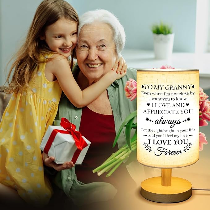 Gifts for Granny from Grandkids, Granny Birthday Gifts Table Lamp